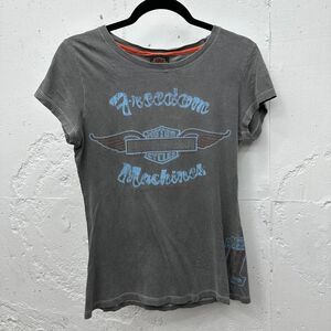 Y2K Harley Davidson Freedom Machines Women’s Baby Tee